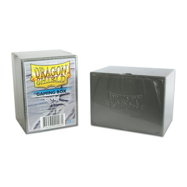 Dragon Shield Strongbox - Silver - AT 20008 DS GAMING BOX SILVER 1200x1200 1
