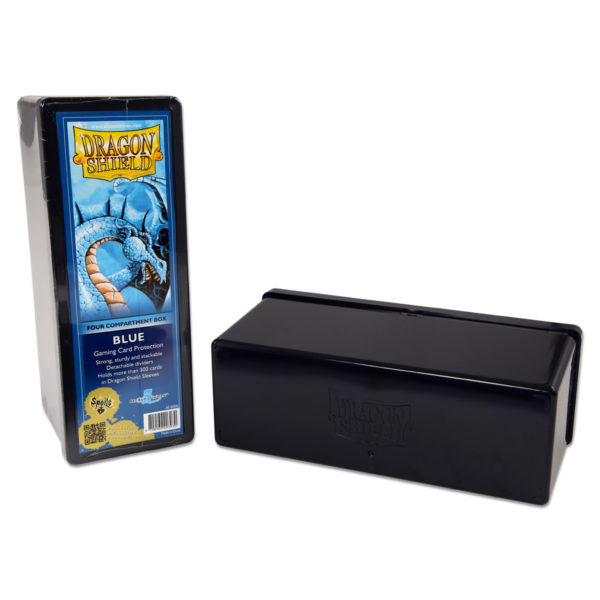 Dragon Shield - 4 Compartment Storage Box - Blue - AT 20303 DS FOUR COMP BOX BLUE 1200x1200 1