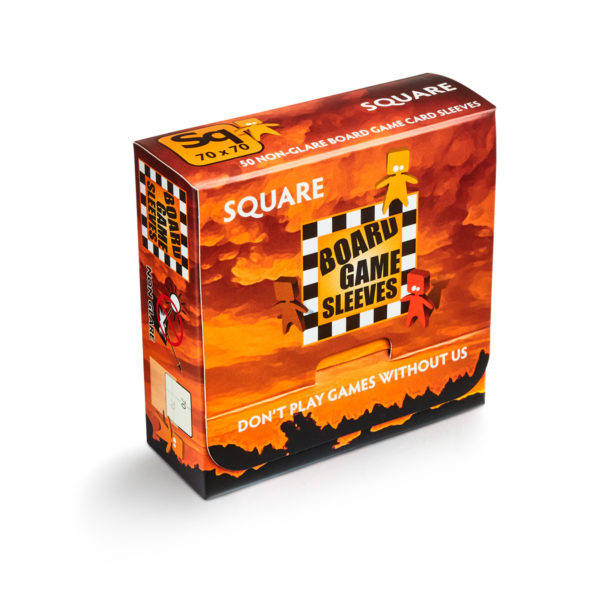 Board Game Sleeves - Square (70X70mm) - Non-Glare - 50 - bgssquare