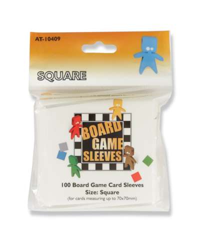Board Game Sleeves - Square (70X70mm) - 100 - bgssquare100