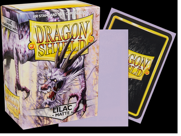 Dragon Shield - Lilac ‘Pashalia’ - Matte - 100 Standard Size Sleeves - dslilac