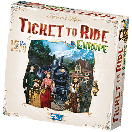 Ticket to Ride: Europe 15th Anniversary Edition EN - tea box 462