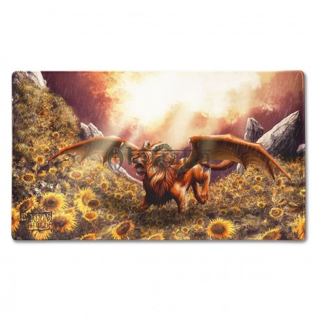 Dragon Shield Playmat - Tangerine 'Dyrkottr, Last of His Kind' - dragon shield play mat tangerine dyrkottr last of his kind