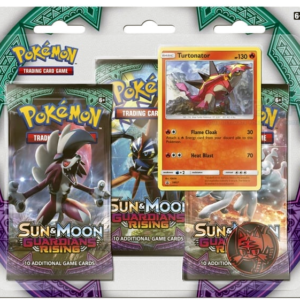 Pokémon Sun and Moon Guardians Rising 3 Pack Blister - Turtonator