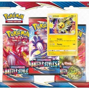 Pokémon TCG Battle Styles Jolteon 3 Booster Pack Blister (EN)