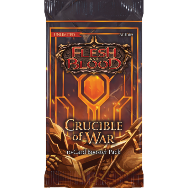 Flesh and Blood – Crucible of War Unlimited Booster - Flesh and Blood – Crucible of War Unlimited Booster Pack
