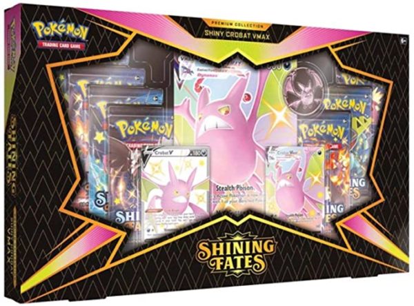 Pokémon TCG: Shining Fates Premium Collection - Shiny Crobat VMAX - Pokemon TCG Shining Fates Premium Collection Shiny Crobat VMAX
