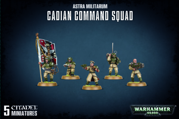 Warhammer 40k - Astra Militarum Cadian Command Squad