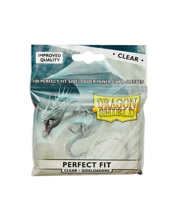 Dragon Shield - Clear Perfect Fit Sideloaders Standard Size Sleeves
