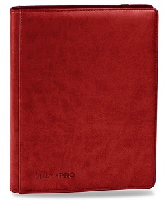 UP - Premium Pro-Binder - 9-Pocket Portfolio - Red