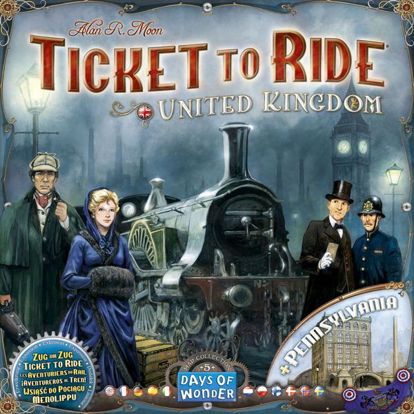 Ticket to Ride Map Collection: Volume 5 – United Kingdom & Pennsylvania - pic2640876