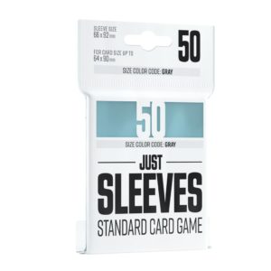 Just Sleeves - Standard Card Game Clear (50 Sleeves)