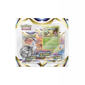 Pokémon TCG Brilliant Stars 3-Packs Blister Leafeon
