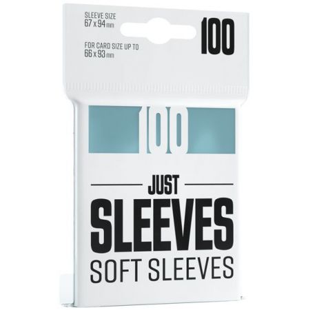 Just Sleeves - Soft Clear Sleeves (100 Sleeves)