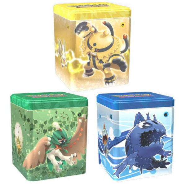 Pokémon TCG Stacking Tins (Decidueye/Wishiwashi/Electivire Bundle) - Pokemon TCG Stacking Tins Bundle