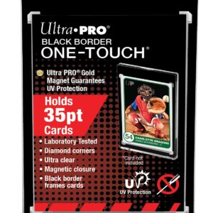 UP 35PT Black Border UV One-Touch Magnetic Holder