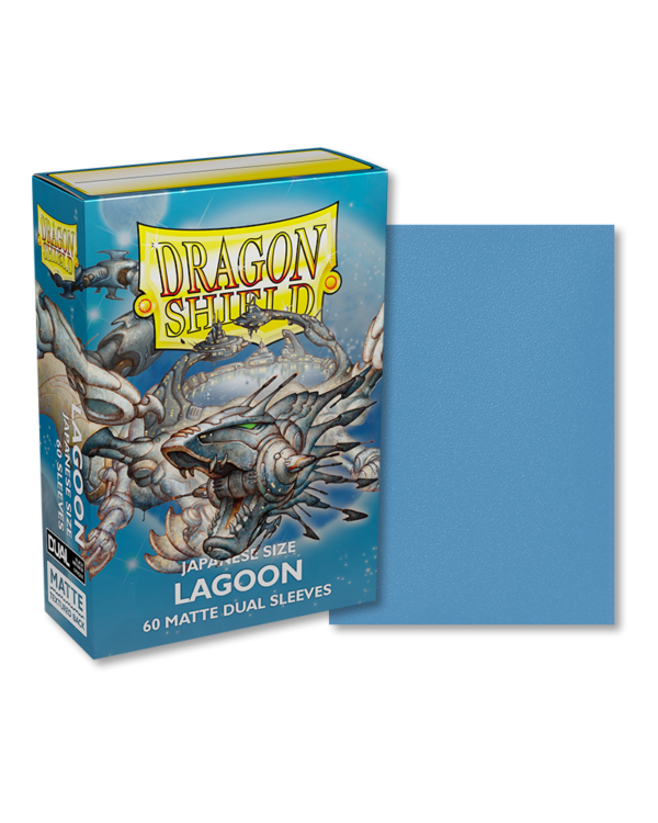 Dragon Shield Japanese size Matte Dual Sleeves - Lagoon Saras (60)