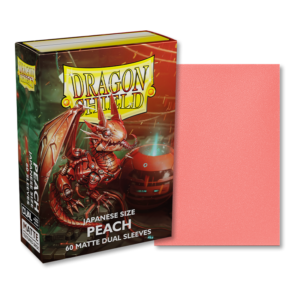 Dragon Shield Japanese size Matte Dual Sleeves - Peach Piip (60)