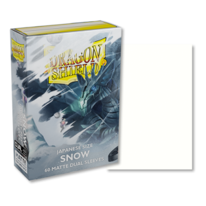 Dragon Shield Japanese size Matte Dual Sleeves - Snow Nirin (60)