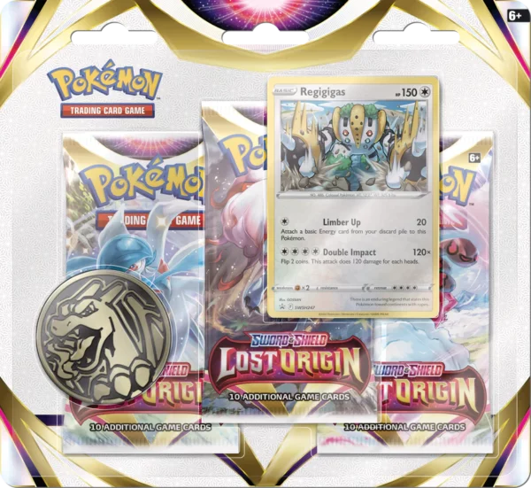 Pokémon Lost Origin 3-pack Blister Regigigas - Pokemon Lost Origin 3 pack Blister Regigigas