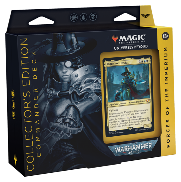 MTG Universes Beyond Warhammer 40k Collector's Edition Commander Deck - Forces of the Imperium