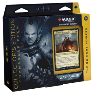 MTG Universes Beyond Warhammer 40k Collector's Edition Commander Deck - The Ruinous Powers