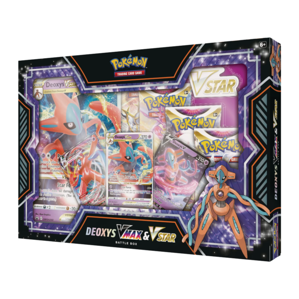 Pokémon TCG Deoxys VMAX & VSTAR Battle Box - Pokemon TCG Deoxys VMAX VSTAR Battle