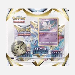 Home - Pokemon TCG Silver Tempest 3 Pack Blister Togetic