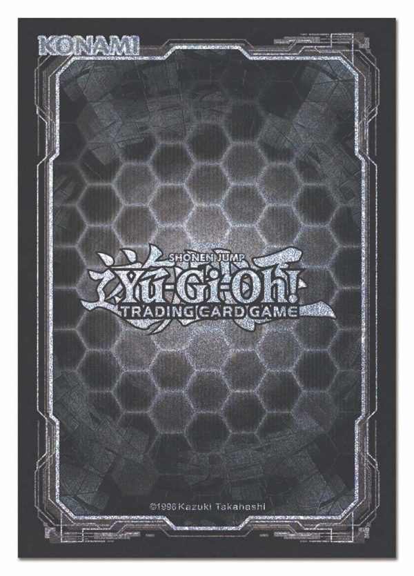 Yu-Gi-Oh! Hex Black + Silver Sleeves - Japanese Size (50 Sleeves) - Hex Black Silver Sleeves