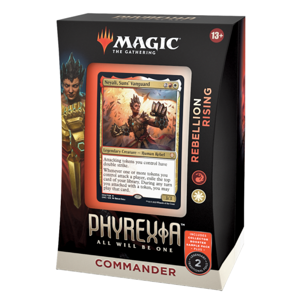MTG Phyrexia: All Will Be One Rebellion Rising Commander Deck - MTG Phyrexia All Will Be One Rebellion Rising Commander Deck