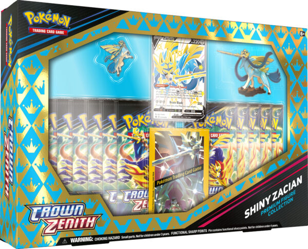 Pokémon Crown Zenith Premium Figure Collection Shiny Zacian - Pokemon Crown Zenith Premium Figure Collection Shiny Zacian