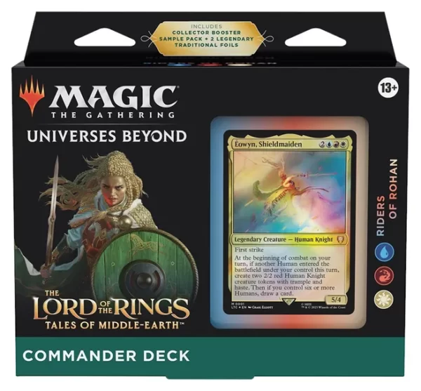 MTG Lord of The Rings Tales of Middle Earth Commander Deck - Riders of Rohan - MTG Lord of The Rings Tales of Middle Earth Commander Deck Riders of Rohan