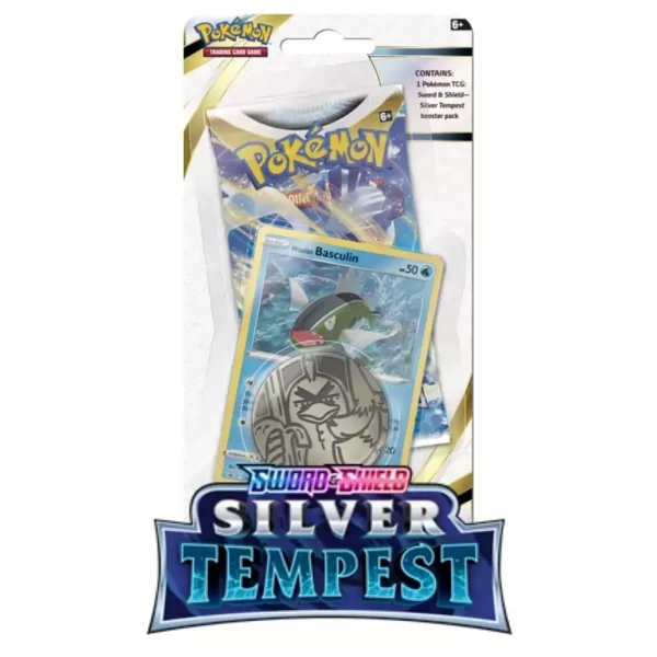 Pokémon TCG Silver Tempest Checklane Blister Basculin - Pokemon TCG Silver Tempest Checklane Blister Basculin