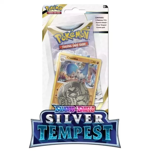 Pokémon TCG Silver Tempest Checklane Blister Cranidos - Pokemon TCG Silver Tempest Checklane Blister Cranidos