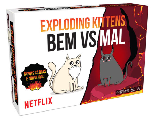 Exploding Kittens : Bem VS Mal (PT) - Exploding Kittens Bem VS Mal