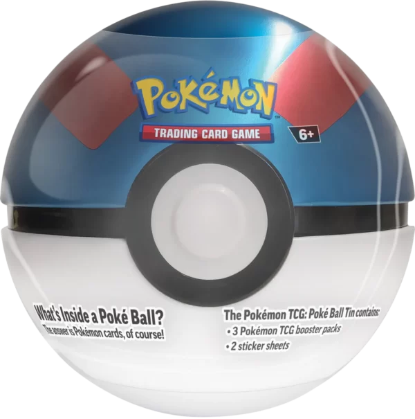 Pokémon Ball Tin 2023 - EN Great Ball - The Pokemon Ball Tin 2023