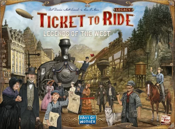 Ticket to Ride Legacy : Legends of the West - EN - Ticket to Ride Legacy Legends of the West EN