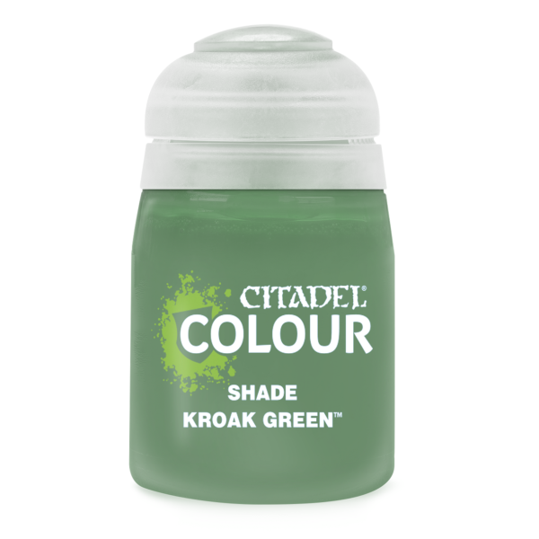 Citadel Shade Kroak Green (24-29) - https trade.games workshop.com assets 2022 06 Kroak Green 18ml 2022 New