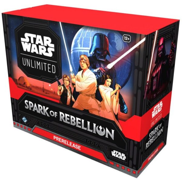 FFG Star Wars: Unlimited - Spark of Rebellion Pre-Release Kit - star wars unlimited spark of rebellion prerelease box 112528 4ab19