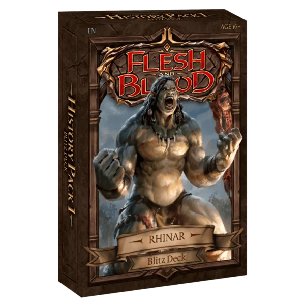 Flesh and Blood – History Pack 1 Blitz Deck – Rhinar - Flesh and Blood – History Pack 1 Blitz Deck – Rhinar