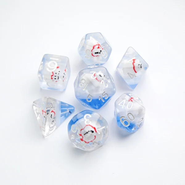 Gamegenic- Embraced Series – Polar Bear – RPG Dice Set (7Pcs) - GG RPG PolarBear Group 2 B4A3791 1 revIqifH7