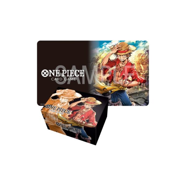 One Piece TCG - Playmat and Storage Box Set - Monkey.D.Luffy - f91ef8a 105106 01 one piece card game playmat and storage box set monkey d luffy a