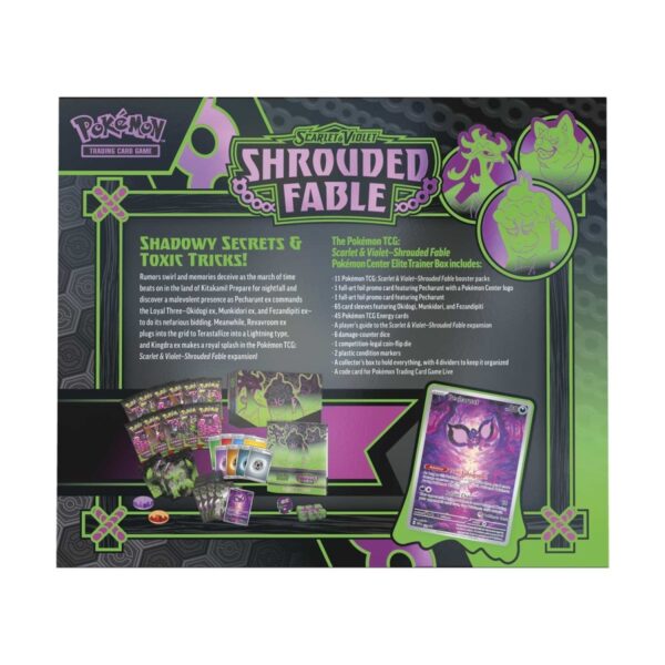 Pokémon TCG: Scarlet & Violet - Shrouded Fable Elite Trainer Box - 9