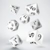 Classic RPG Dice Set (7) White & Black