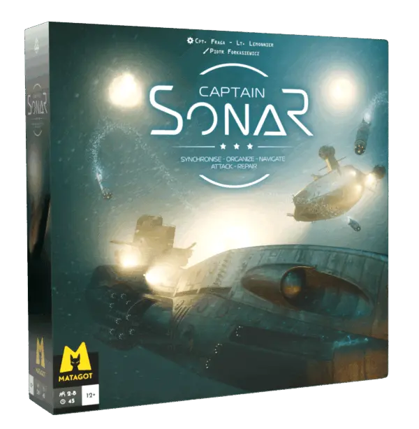 Captain Sonar Board Game Box Captain Sonar