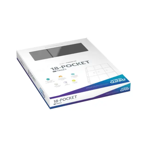 Ultimate Guard 18-Pocket Pages Side-Loading (50) - Grey