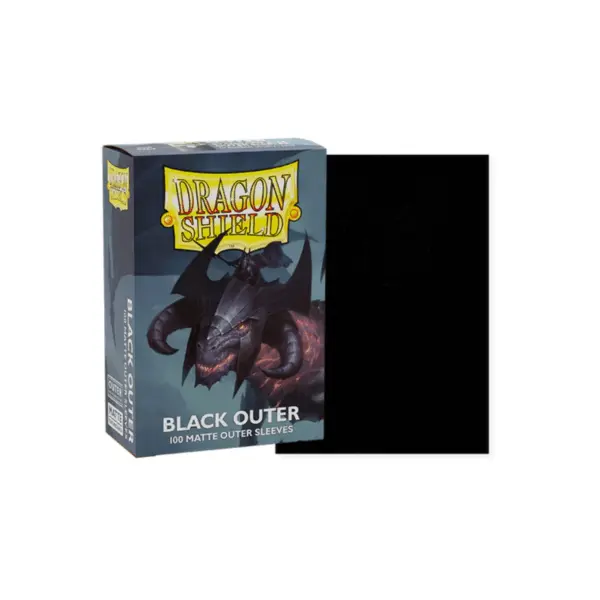 Dragon Shield Outer Sleeves - Matte - Black Outer