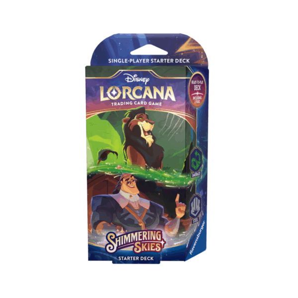 Lorcana TCG Shimmering Skies Starter Deck Emerald/Steel - EN