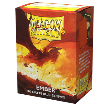 Dragon Shield Dual Matte Sleeves - Ember (100 Sleeves)