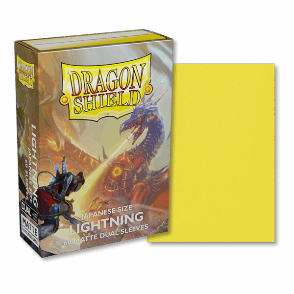 Dragon Shield Japanese size Matte Dual Sleeves - Lightning Ailia (60)
